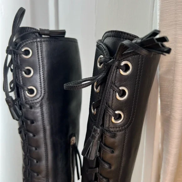 Miu Miu lace up boots - Picture 4 of 11
